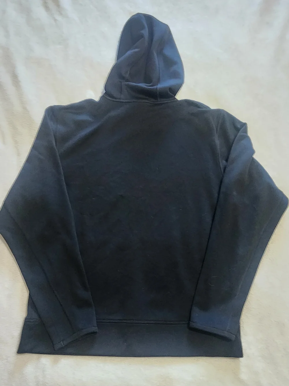 The North Face Black Hoodie with Red Logo